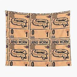 Inscription Ringworm Card Tapestry
