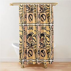 Inscryption Iraq Card Shower Curtain