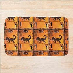 Inscryption Geck Card Bath Mat