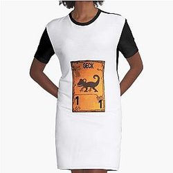 Inscryption Geck Card T-Shirt Dress