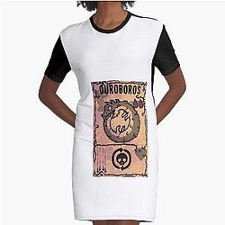 Inscryption Ouroboros Card Graphic T Shirt Dress