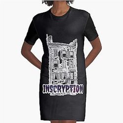 Inscryption Graphic T-Shirt Dress