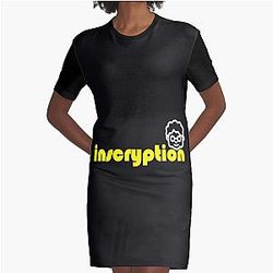 Inscryption Graphic T-Shirt Dress