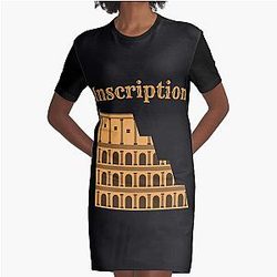 Inscryption Graphic T-Shirt Dress