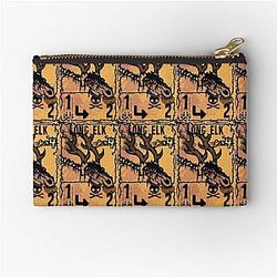 Long Elk Encryption Zipper Pouch