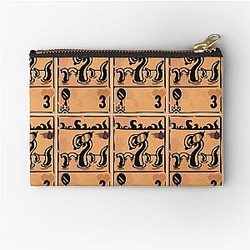 Inscryption tentacle card mirror zippered pouch