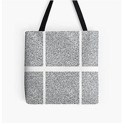 Inscription Glitch Card All Print Tote Bag