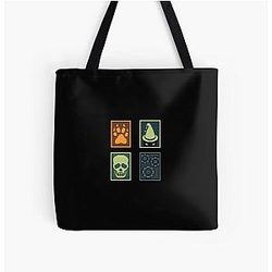 Inscryption Horror Spiel Halloween Schrecklich schaurig Dark Puzzle Tote Bag