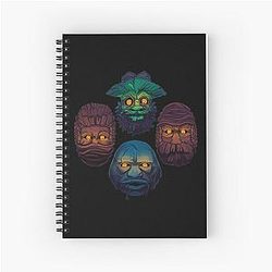 Cabin Masks Inscryption inspired design Spiral Notebook