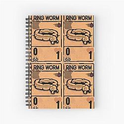 Insception Ringworm Card Spiral Notebook