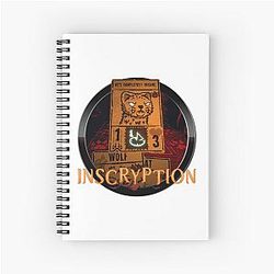 Inscryption Spiral Notebook