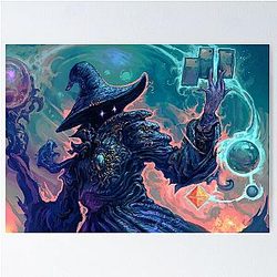 Blue Mage Inscryption Poster