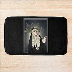 In This Moment Black Wedding Bath Mat