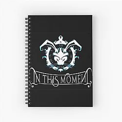 In This Moment Graphic T Shirts Spiral Notebook
