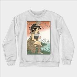 Inuyasha Sweatshirts - Kouga Ukiyo-e Sweatshirt TP0704
