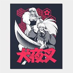 Inuyasha Posters - Tōga's Brothers (red) Poster TP0704