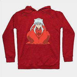 Inuyasha 후드 - Inuyasha 귀여운 개 포즈 Hoodie TP0704