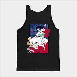 Inuyasha Tank Tops - Inuyasha flowers Tank Top TP0704