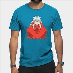 Inuyasha T-shirts - Inuyasha Cute Dog Pose T-Shirt TP0704