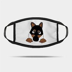 Inuyasha Maschere Faccia - shiba nero e abbronzatura cartone animato Maschera TP0704