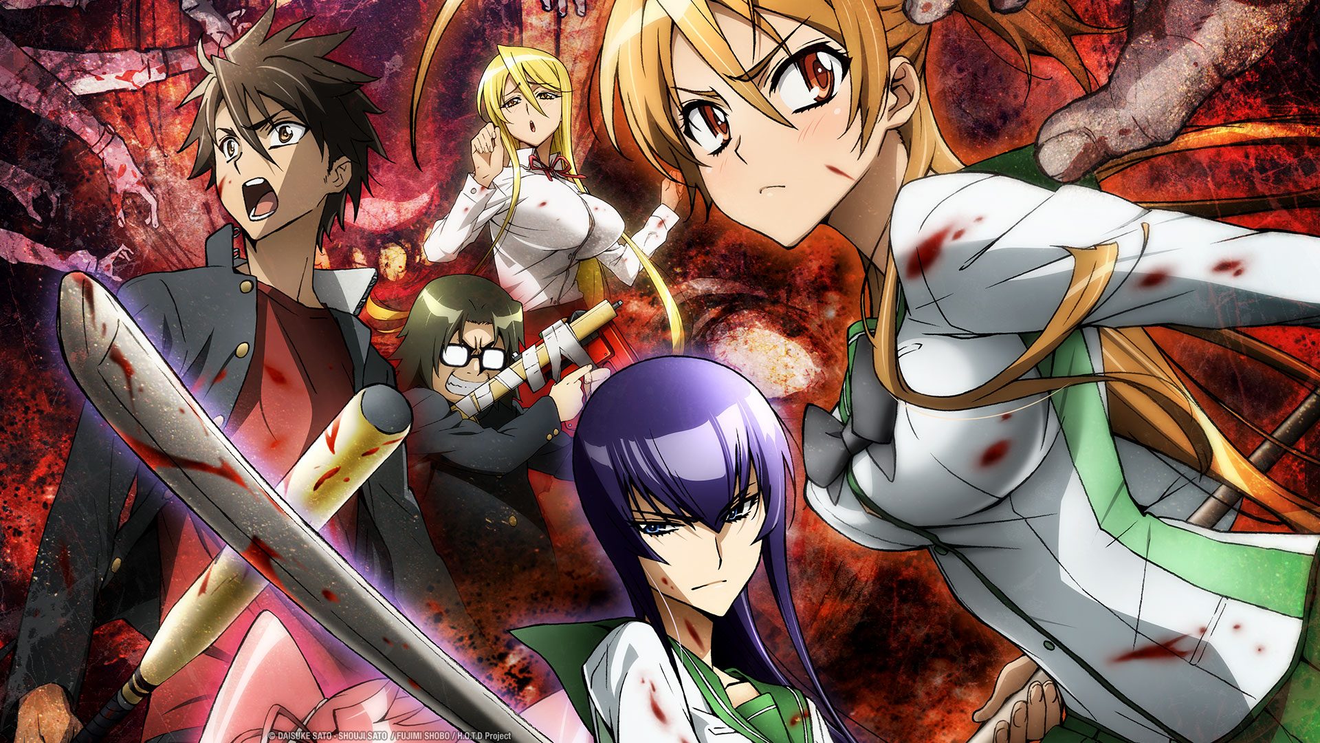 High School of the Dead: A Thrilling Zombie Apocalypse in Anime