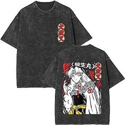 Sesshomaru Blood Moon PTTT0306 Washed  Inuyasha T-Shirts