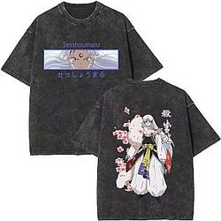 Sesshomaru Sakura Blossom PTTT0306  Inuyasha T-Shirts