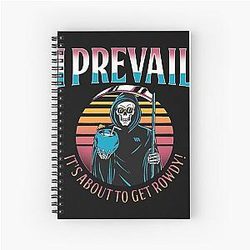 i prevail retro Spiral Notebook