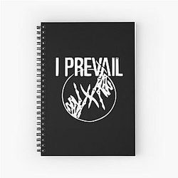 design art on shirt - i prevail popular Spiral Notebook