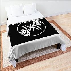design art on shirt - i prevail popular Comforter