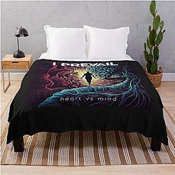 I prevail heart vs mind Throw Blanket