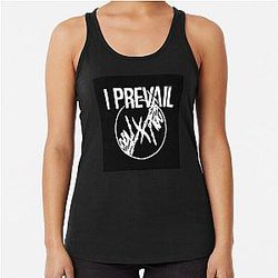 design art on shirt - i prevail popular Racerback Tank Top