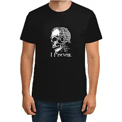 I Prevail T-shirt - Heavy Metal Skull Design