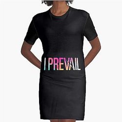 I Prevail - Splash color Graphic T-Shirt Dress