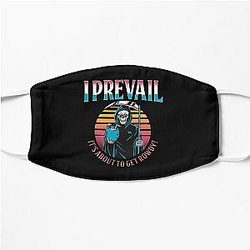 i prevail retro Flat Mask