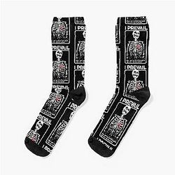 I Prevail Alone Skeleton Socks