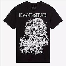 Jumbo Print KL2801 Iron Maiden T-Shirt