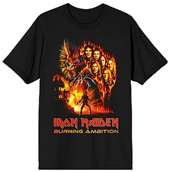 Burning Ambition Fire Portrait LA 0705 Iron Maiden T-Shirt