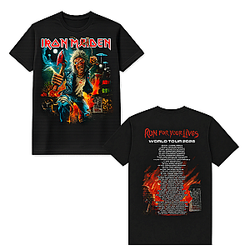 Run For Your Lives 2026 Axe HTCT0107 Iron Maiden T-Shirt