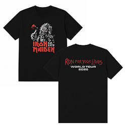 Run For Your Lives Vintage 2026 HTCT0107 Iron Maiden T-Shirt