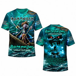 Limited Edition Iron Maiden World Tour 2026 NTMD1707 Iron Maiden T-Shirt