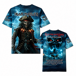 Limited Edition Iron Maiden World Tour 2026 NTMD1707 Iron Maiden T-Shirt