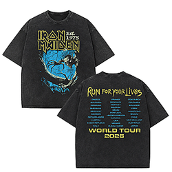 Iron Maiden Fear of the Dark 2026 Tour HTCT1008 Iron Maiden T-Shirt