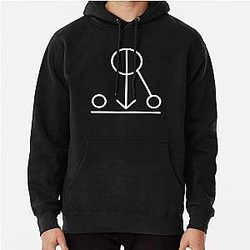 white logos Pullover Hoodie RB1208