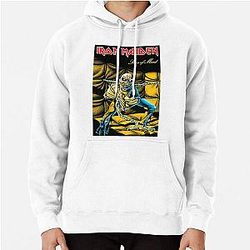 Skull In Chains Poster Pullover Hoodie RB1208