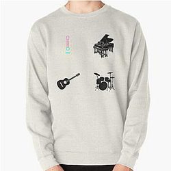 Sticker Pack - Guitar Pullover Sweatshirt RB1208