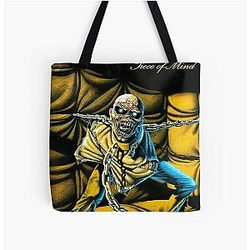 Skull In Chains Poster All Over Print Tote Bag RB1208