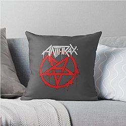 anthrax Throw Pillow RB1208