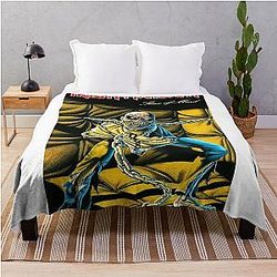 Skull In Chains Poster Throw Blanket RB1208