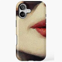 Isabella Rossellini lips Tough iPhone Case